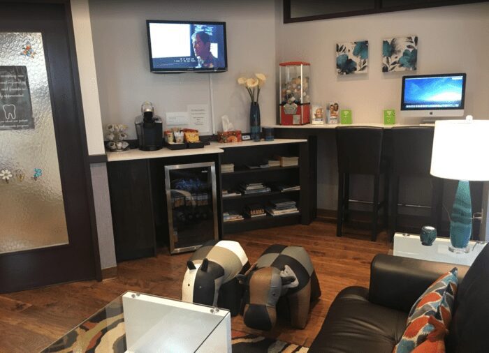 Calgary, CA dentist Dr. Chahal office interior